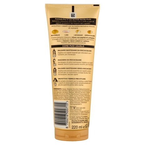 Pantene Pro-V Rigenera e Protegge Balsamo Intensivo 3 Minute Miracle 220 ml